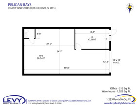 4990 SW 52nd St, Fort Lauderdale, FL for rent Floor Plan- Image 2 of 2