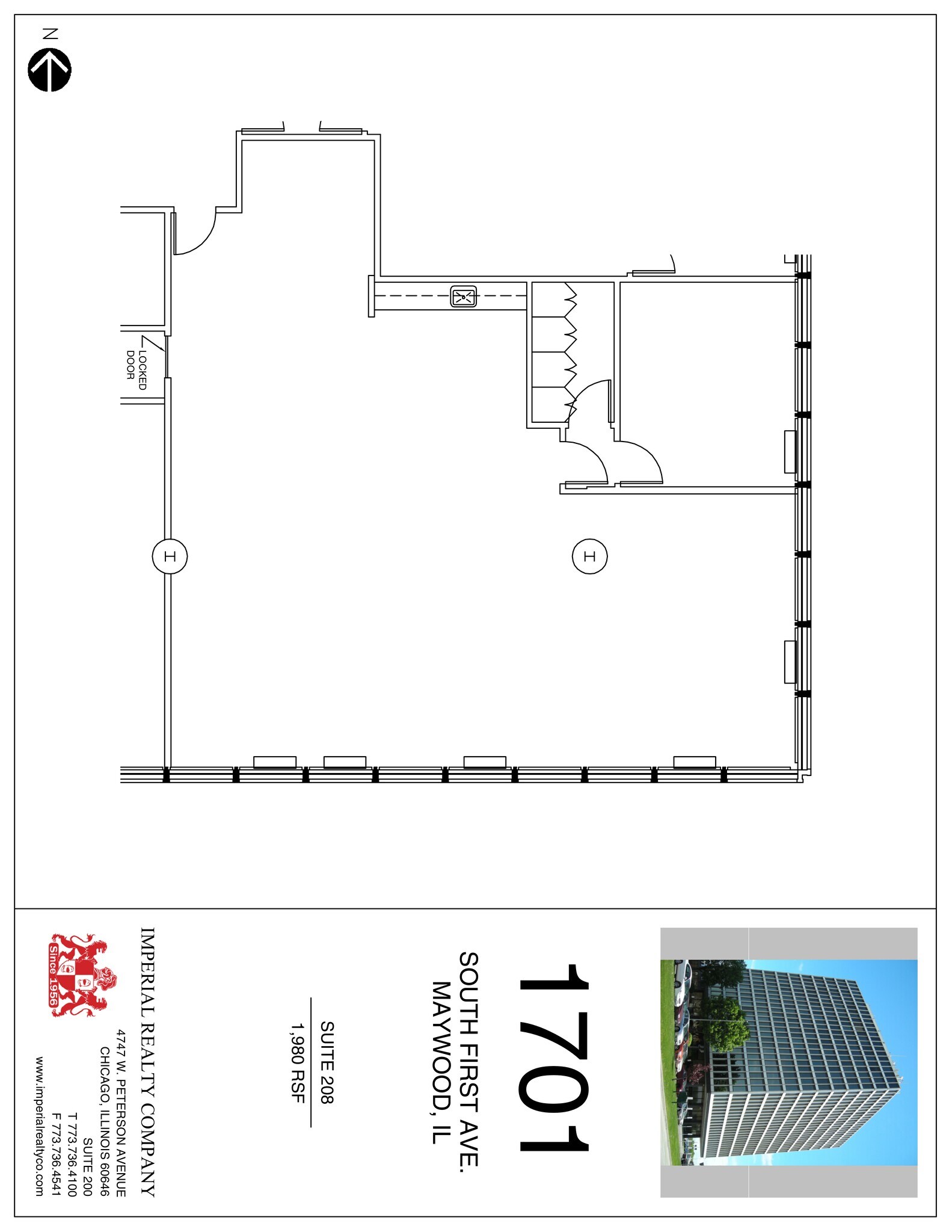 1701 S 1st Ave, Maywood, IL to rent Site Plan- Image 1 of 3