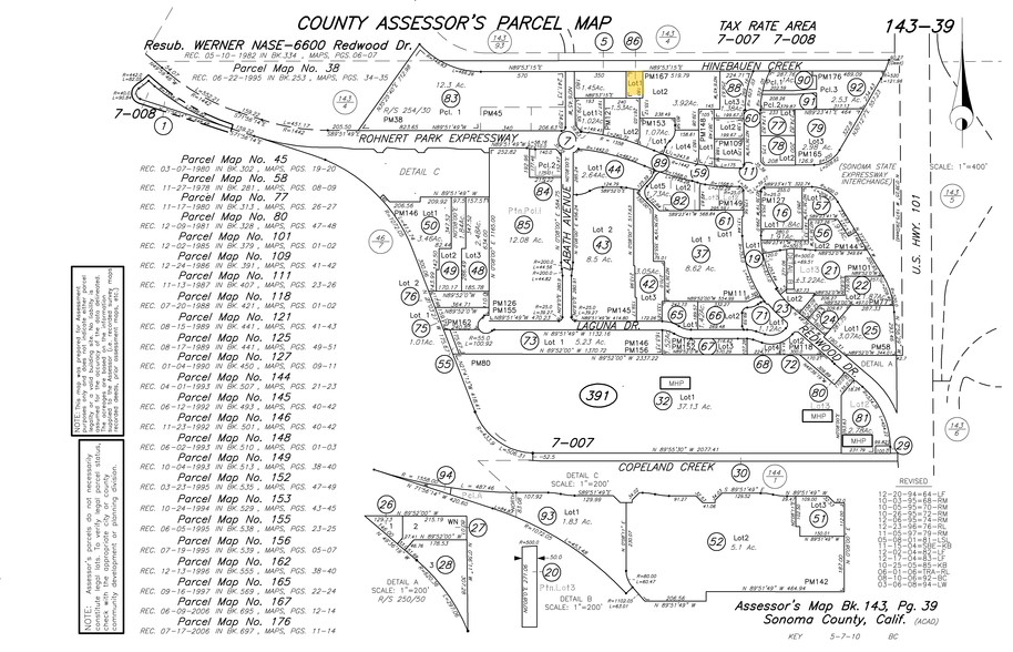 390 Rohnert Park Expy, Rohnert Park, CA for sale - Plat Map - Image 3 of 3