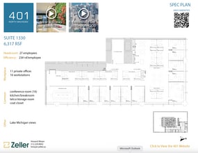 401 N Michigan Ave, Chicago, IL to rent Floor Plan- Image 1 of 2