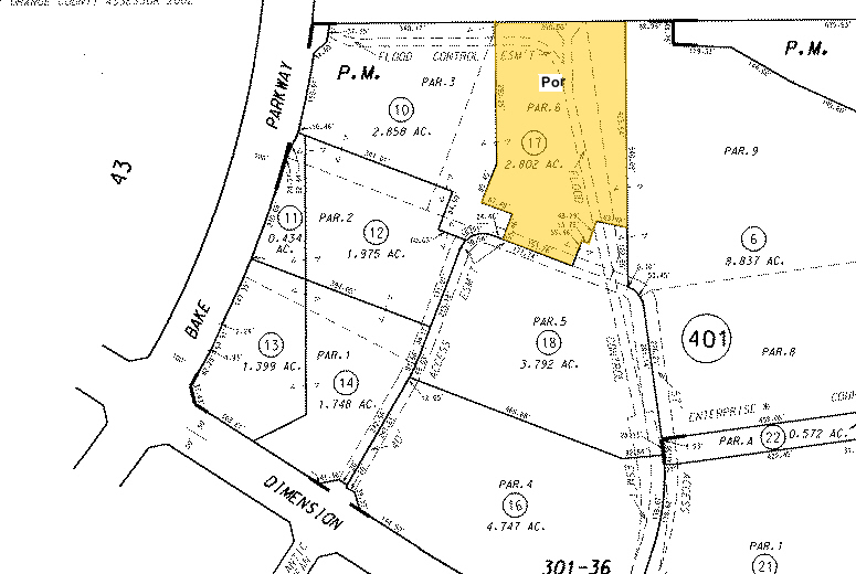 26150 Enterprise Way, Lake Forest, CA for sale - Plat Map - Image 2 of 14