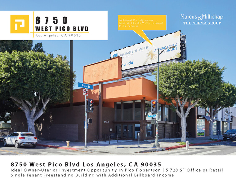 8750 W Pico Blvd, Los Angeles, CA for sale - Building Photo - Image 1 of 1