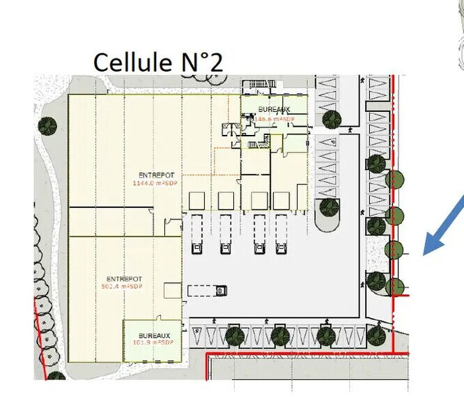 Office in Lille to rent - Floor Plan - Image 2 of 5