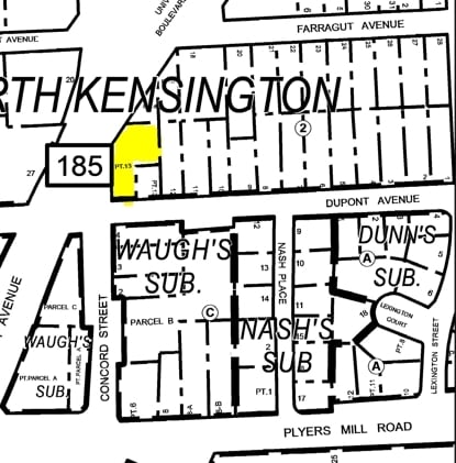 10707 Connecticut Ave, Kensington, MD for sale - Plat Map - Image 3 of 3