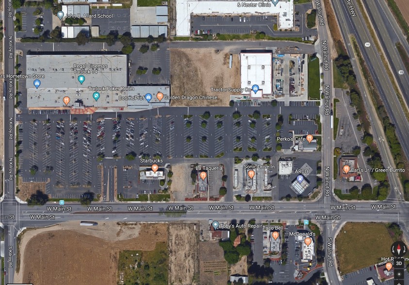 W Main St, Turlock, CA for sale - Aerial - Image 1 of 1