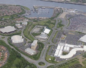 Coble Dene, North Shields, TWR - aerial  map view