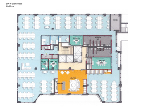 214 W 29th St, New York, NY for rent Floor Plan- Image 1 of 9