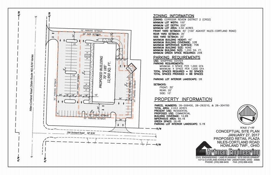 2121 SE Niles Cortland Rd, Warren, OH for rent - Site Plan - Image 2 of 2