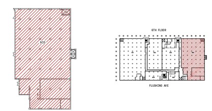 141 Flushing Ave, Brooklyn, NY for rent Floor Plan- Image 2 of 2