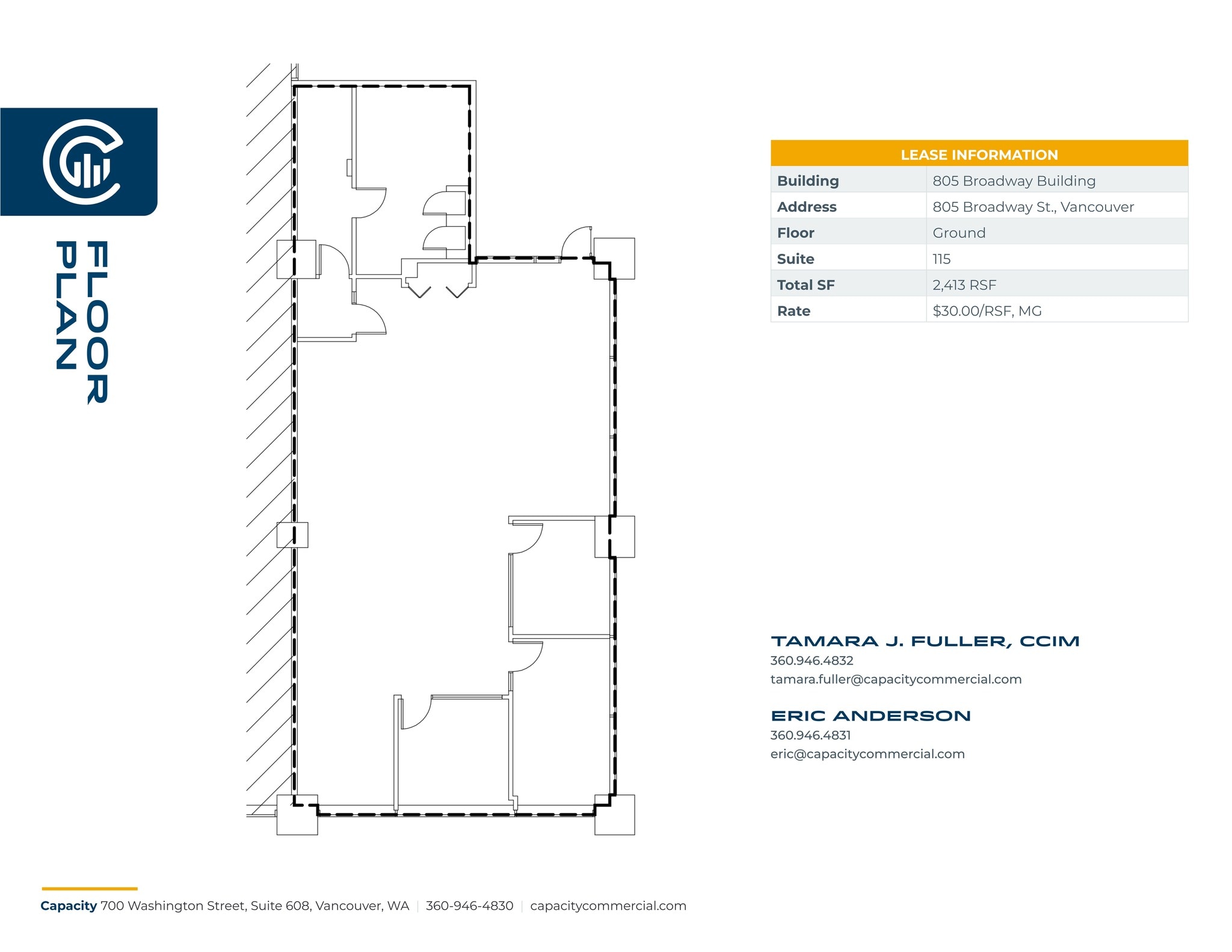 805 Broadway St, Vancouver, WA to rent Site Plan- Image 1 of 1
