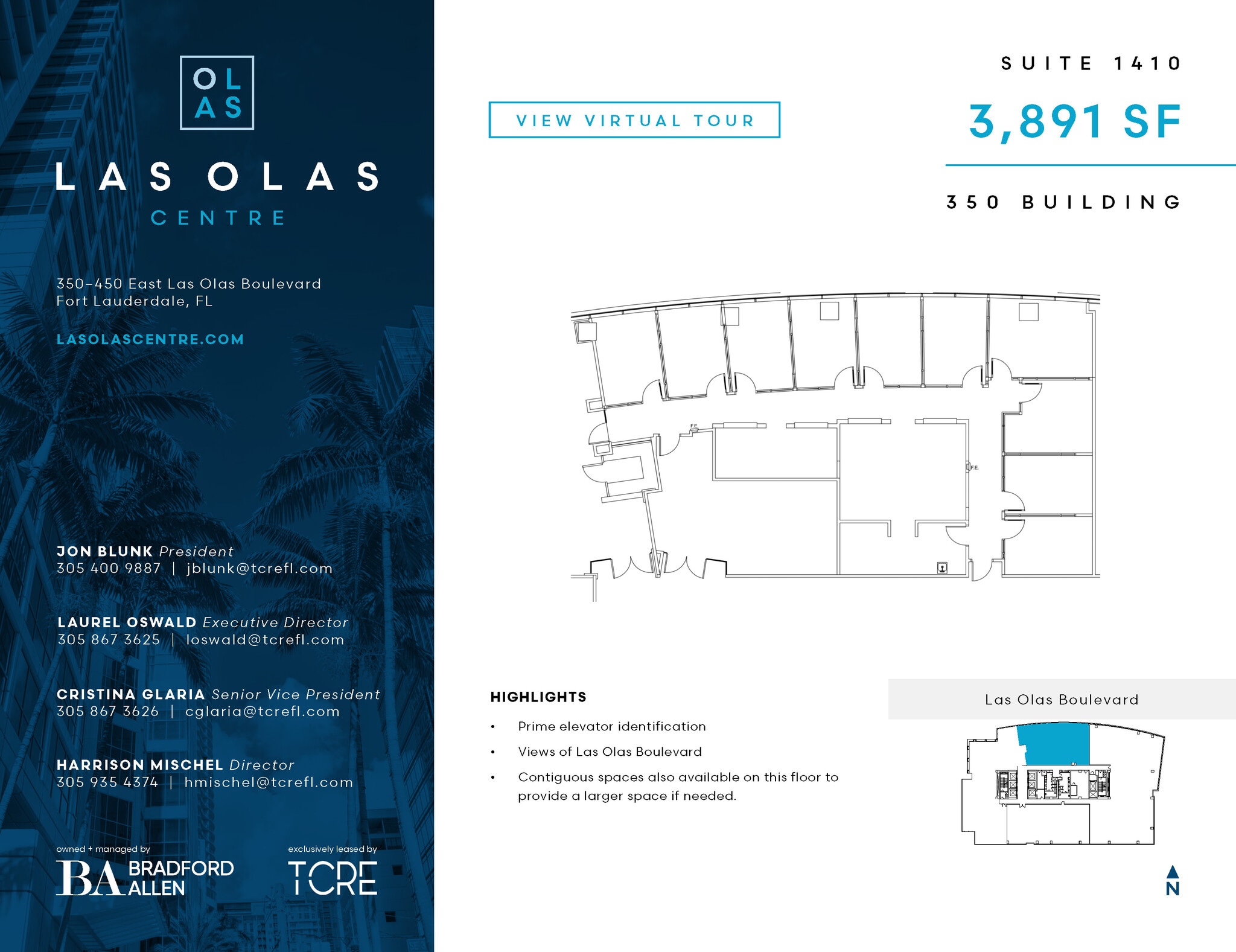 350 E Las Olas Blvd, Fort Lauderdale, FL to rent Floor Plan- Image 1 of 1