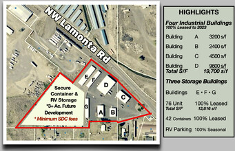 801 NW Warehouse Way, Prineville, OR for sale Site Plan- Image 1 of 1