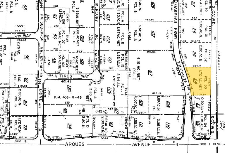 440-456 Oakmead Pky, Sunnyvale, CA for rent - Plat Map - Image 2 of 3