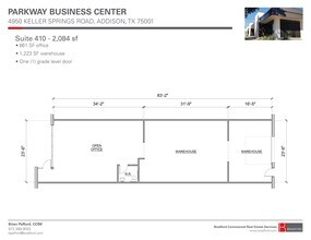 4950 Keller Springs Rd, Addison, TX to rent Site Plan- Image 1 of 1