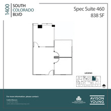 1400 S Colorado Blvd, Denver, CO for rent Floor Plan- Image 2 of 6