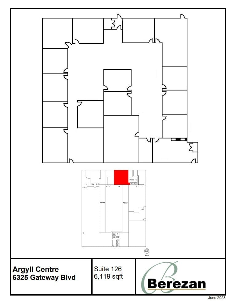 6325 Gateway Blvd NW, Edmonton, AB to rent Floor Plan- Image 1 of 1