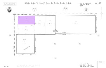 US Highway 395 & Bear Valley Rd, Victorville, CA for sale Plat Map- Image 1 of 3