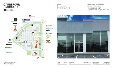 7505 Grande Allée, Brossard, QC for rent Site Plan- Image 1 of 1