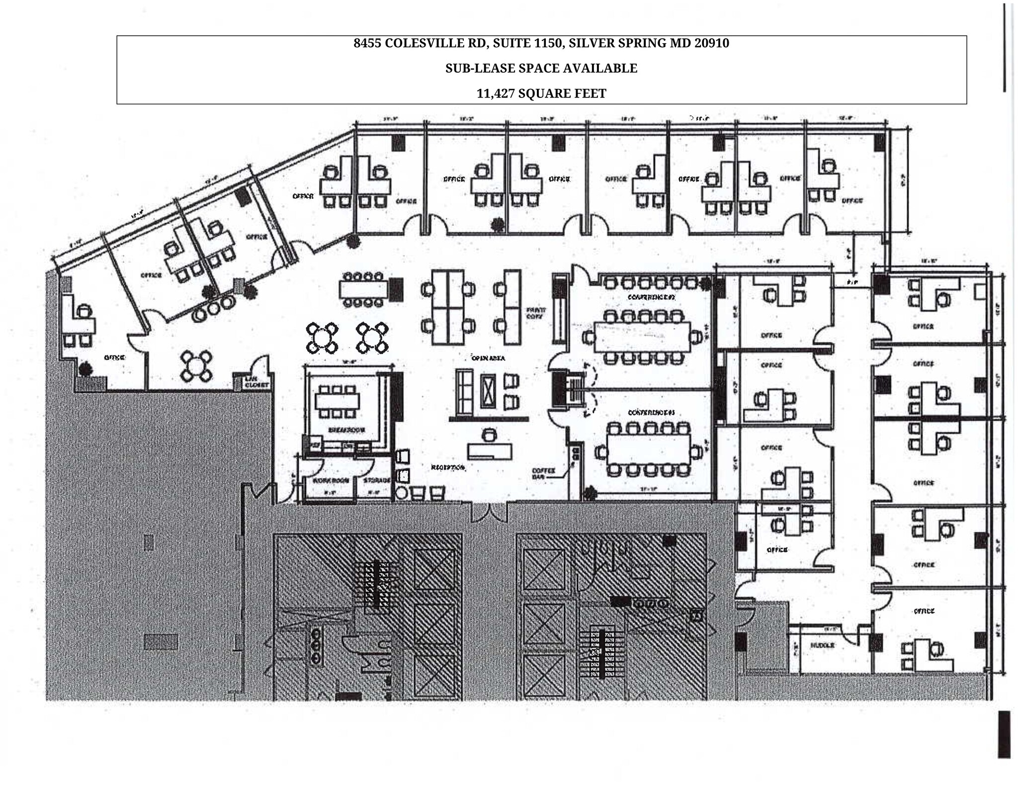 8455 Colesville Rd, Silver Spring, MD to rent Site Plan- Image 1 of 20