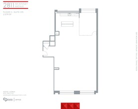 2811 McKinney Ave, Dallas, TX for rent Floor Plan- Image 1 of 5