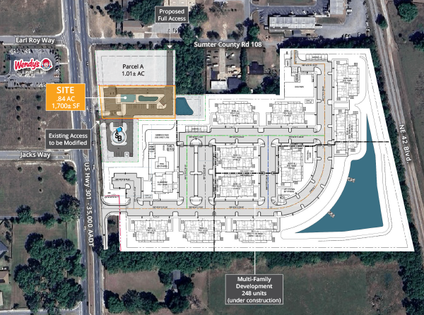 11535 N US Highway 301, Oxford, FL for rent - Site Plan - Image 1 of 3