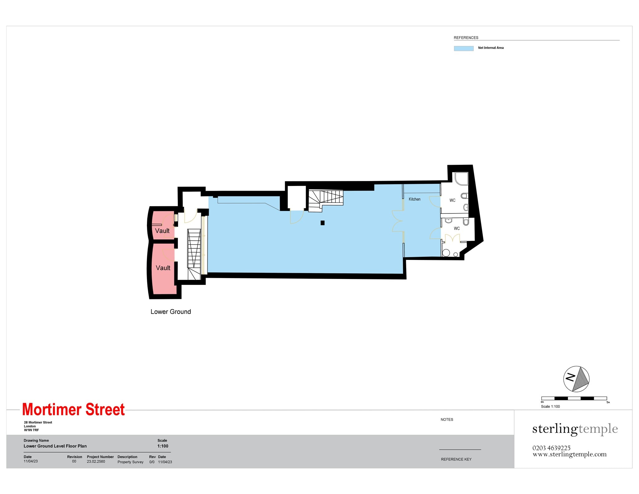 28 Mortimer St, London to rent Site Plan- Image 1 of 1