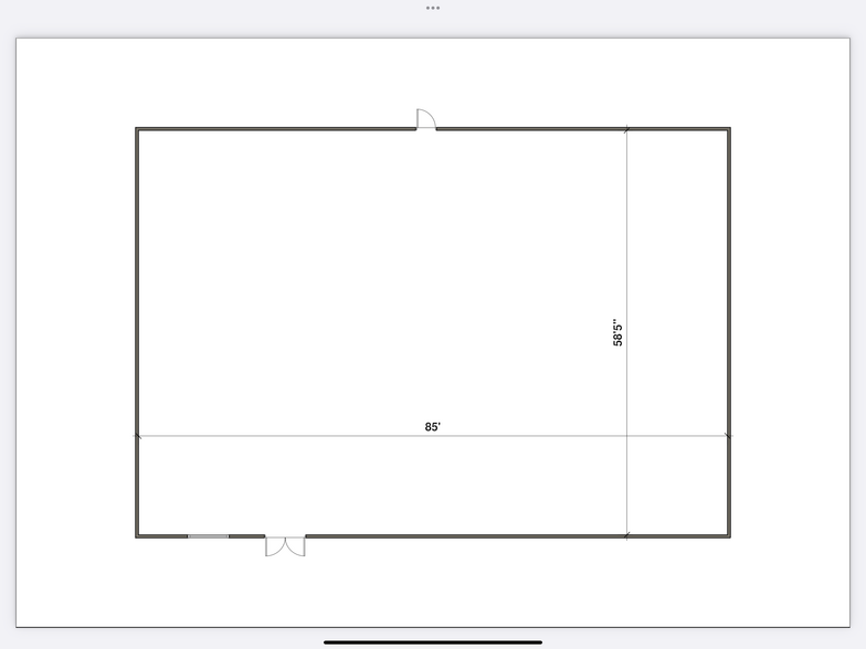 3201-3211 Olivet Church Rd, Paducah, KY for rent - Floor Plan - Image 2 of 3