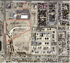 Litchfield, Glendale, AZ - aerial  map view