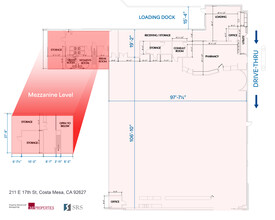 211-233 E 17th St, Costa Mesa, CA for rent Floor Plan- Image 2 of 2