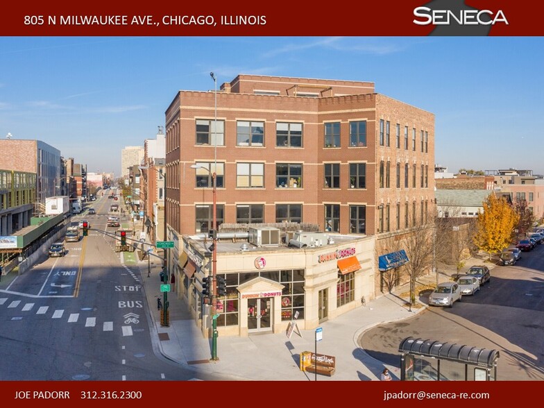 805 N Milwaukee Ave, Chicago, IL for rent - Building Photo - Image 1 of 9