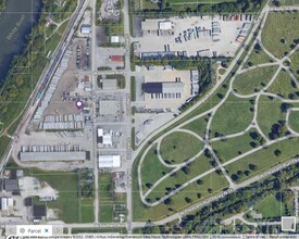 2500 Bluff Rd, Indianapolis, IN - aerial  map view