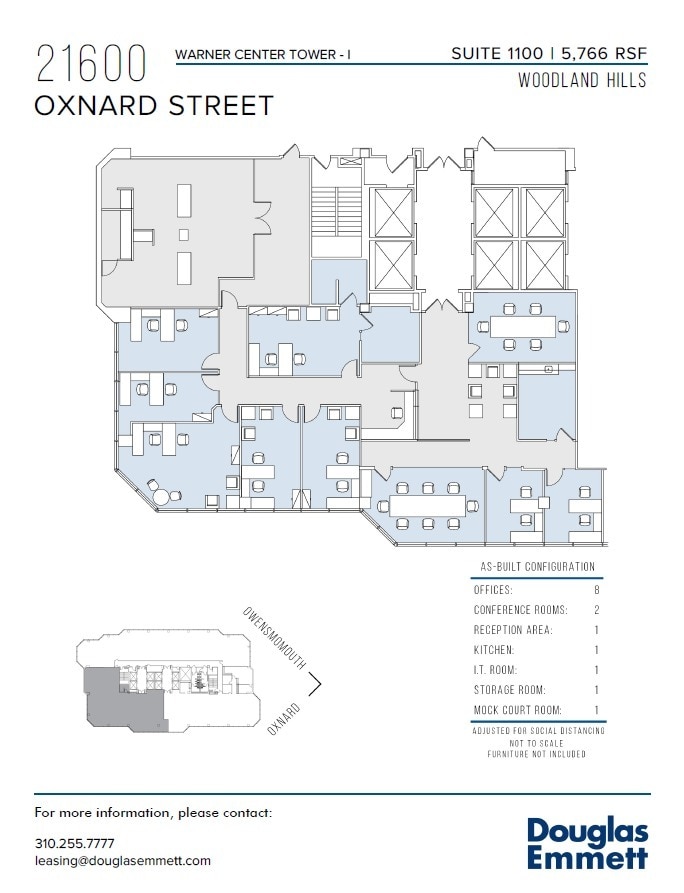 21600 Oxnard St, Woodland Hills, CA to rent Floor Plan- Image 1 of 1