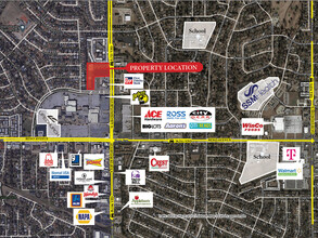 351 N Air Depot Blvd, Midwest City, OK - aerial  map view - Image1