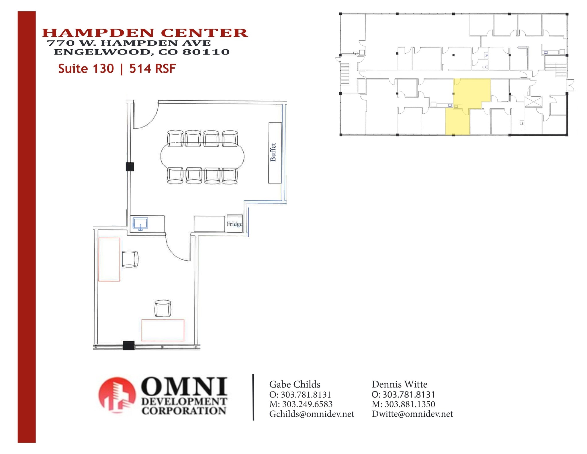 750 W Hampden Ave, Englewood, CO to rent Site Plan- Image 1 of 1
