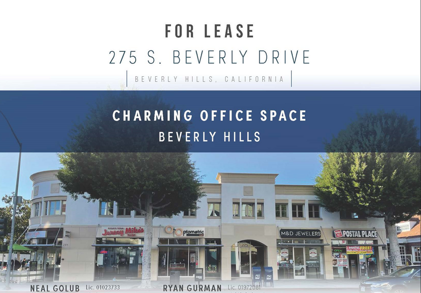 269-281 S Beverly Dr, Beverly Hills, CA for sale - Building Photo - Image 1 of 1