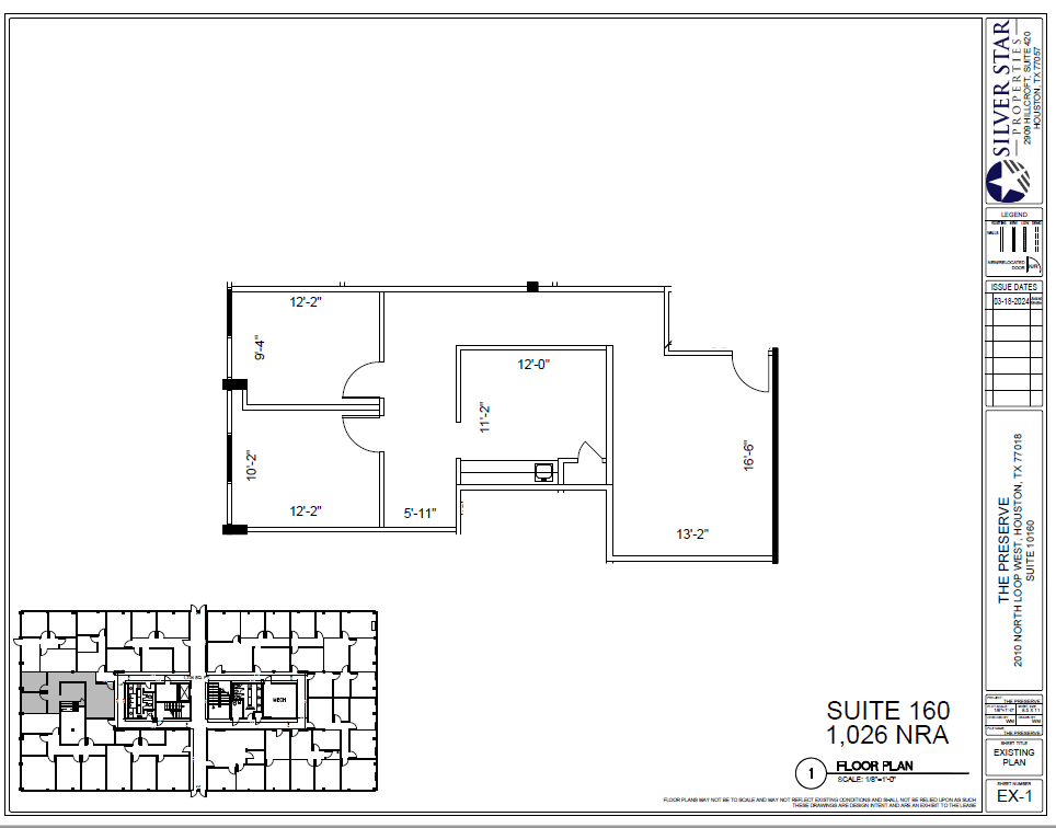 2000 N Loop Fwy W, Houston, TX to rent Floor Plan- Image 1 of 1