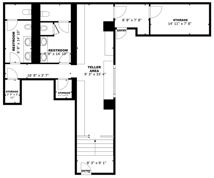 722 N Broadway Ave, Oklahoma City, OK for rent - Floor Plan - Image 2 of 4