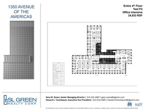 1350 Avenue of the Americas, New York, NY for rent Floor Plan- Image 1 of 2