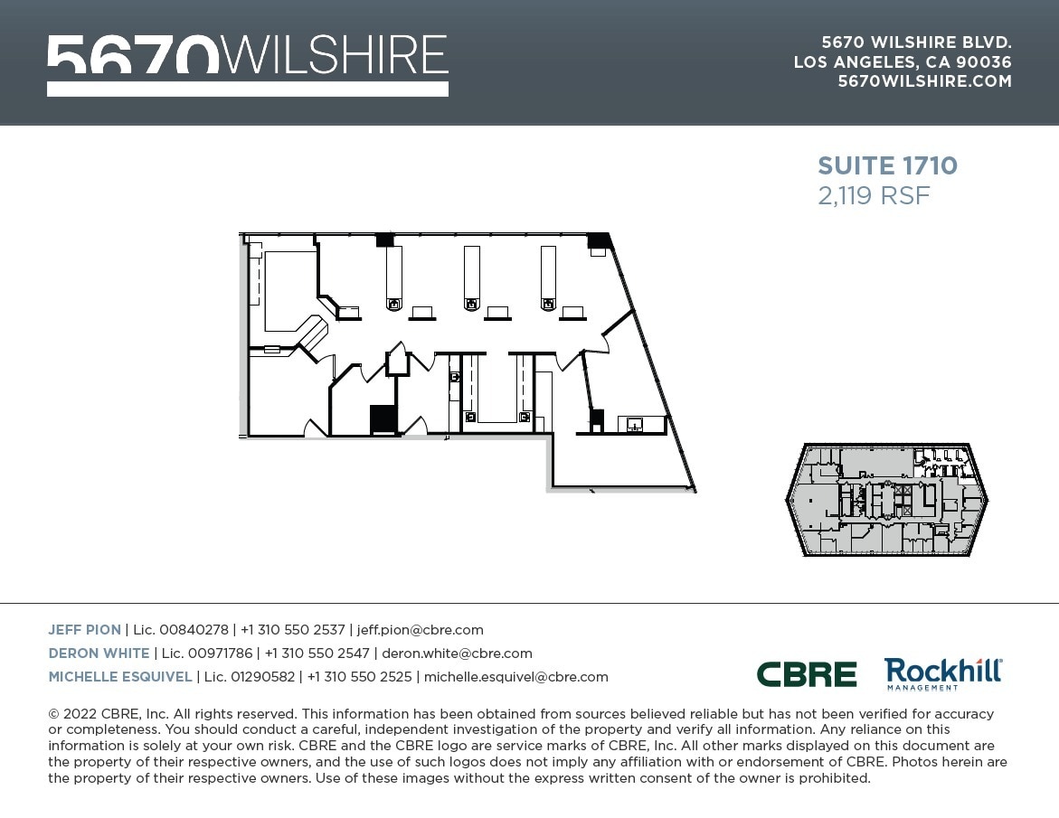 5670 Wilshire Blvd, Los Angeles, CA to rent Floor Plan- Image 1 of 1