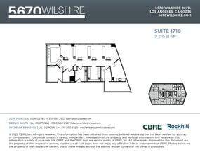 5670 Wilshire Blvd, Los Angeles, CA to rent Floor Plan- Image 1 of 1