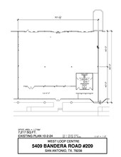 5407-5419 Bandera Rd, San Antonio, TX for rent Floor Plan- Image 1 of 1