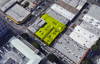 1311 Maple Ave, Los Angeles, CA - AERIAL  map view