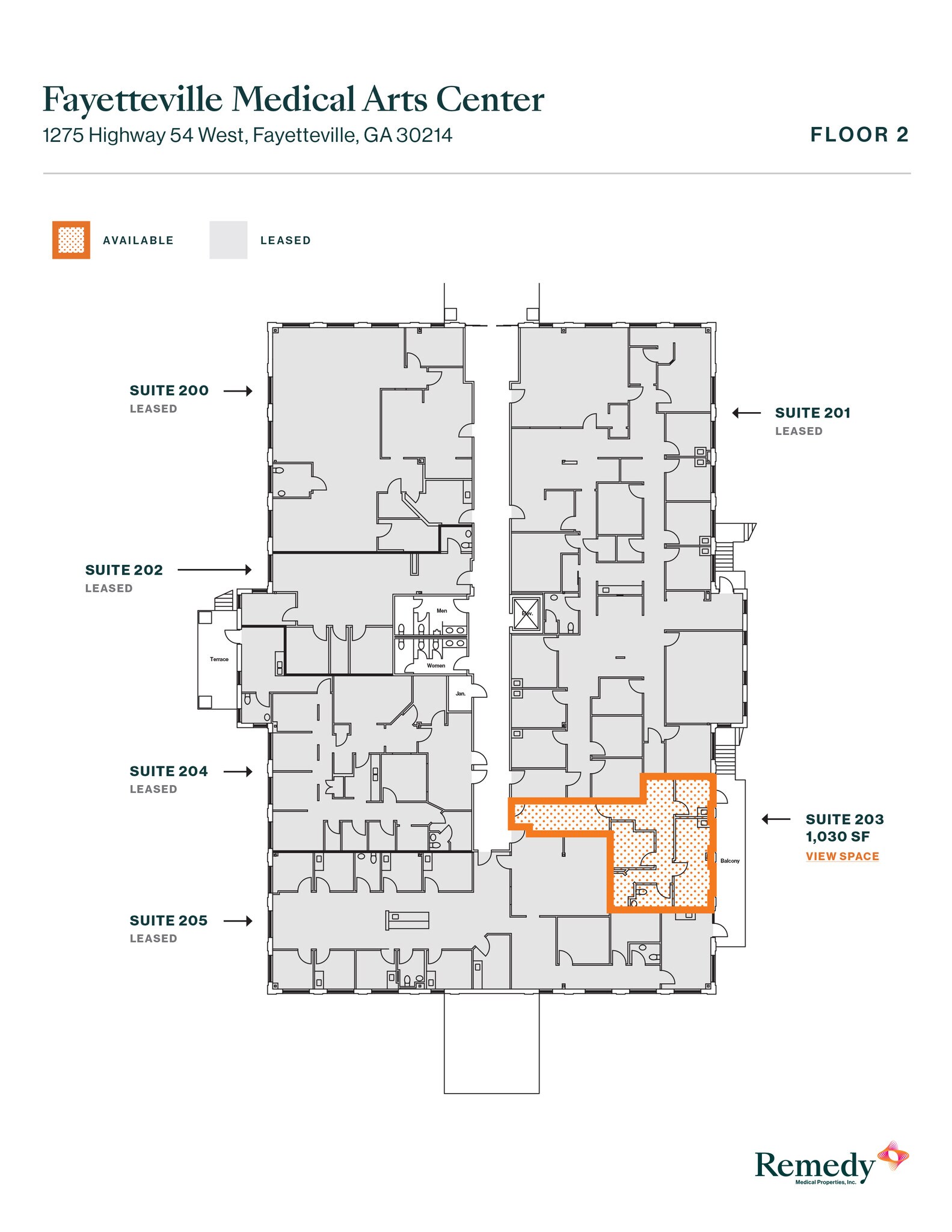 1275 Highway 54 W, Fayetteville, GA to rent Floor Plan- Image 1 of 1