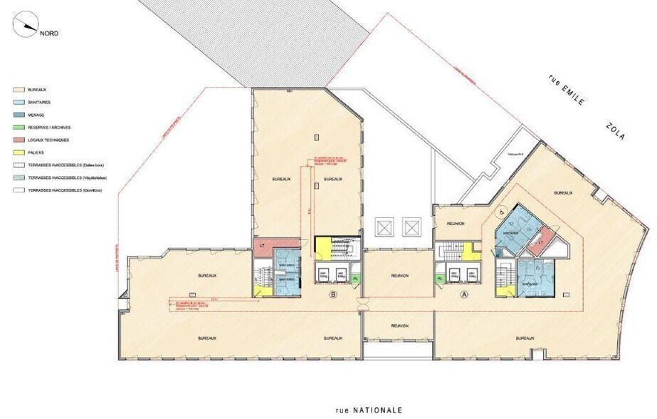 Office in Boulogne-Billancourt to rent - Floor Plan - Image 2 of 2