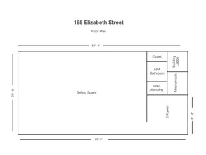 165 Elizabeth St, New York, NY for rent Floor Plan- Image 1 of 4