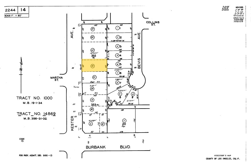 5640 Kester Ave, Van Nuys, CA for sale - Plat Map - Image 3 of 3