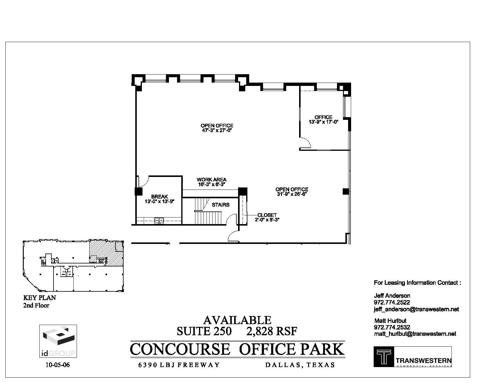 6350 LBJ Fwy, Dallas, TX to rent Floor Plan- Image 1 of 2