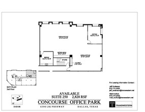 6350 LBJ Fwy, Dallas, TX for rent Floor Plan- Image 1 of 2