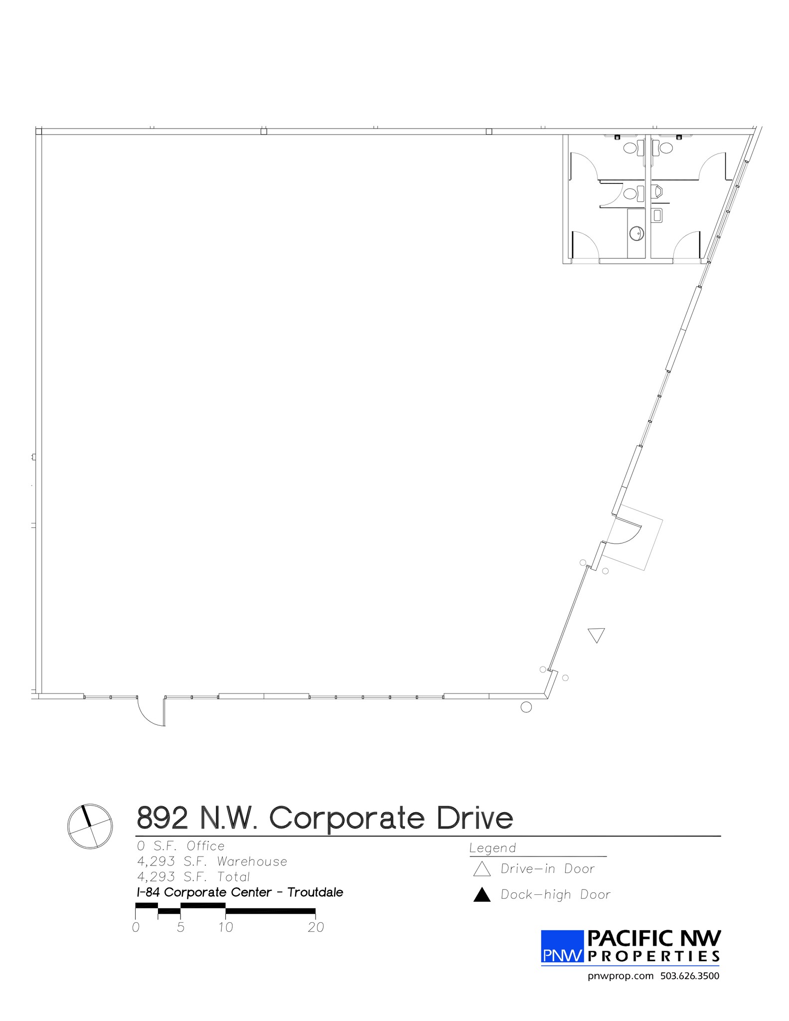 1020-1080 NW Corporate Dr, Troutdale, OR for rent Site Plan- Image 1 of 1