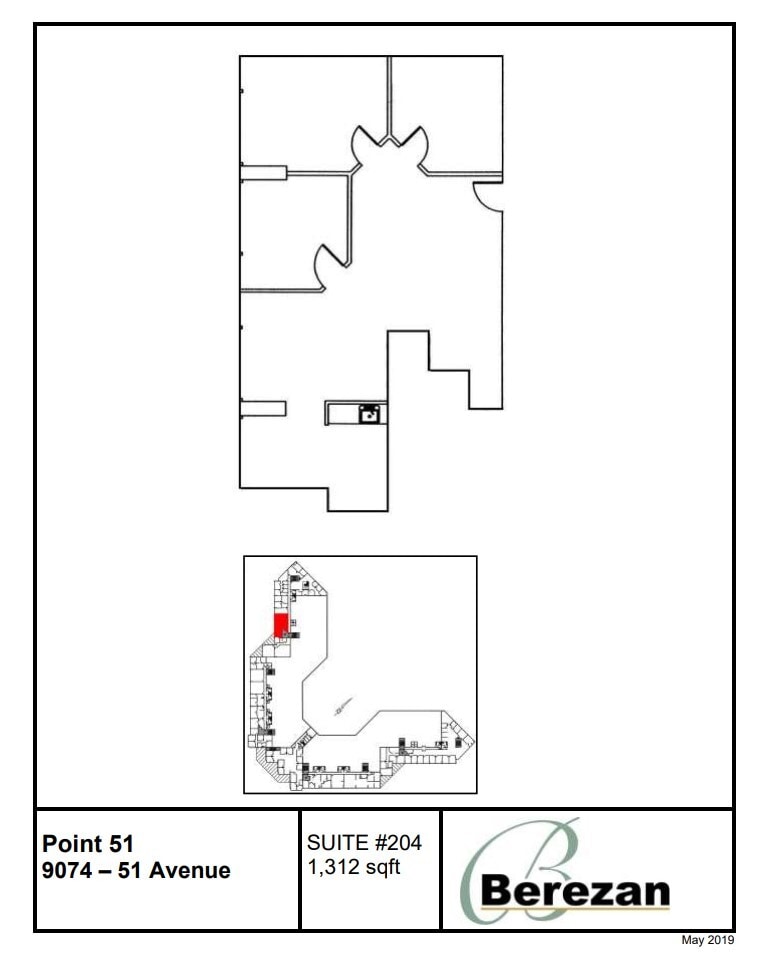 9004-9090 51st Ave NW, Edmonton, AB to rent Floor Plan- Image 1 of 1